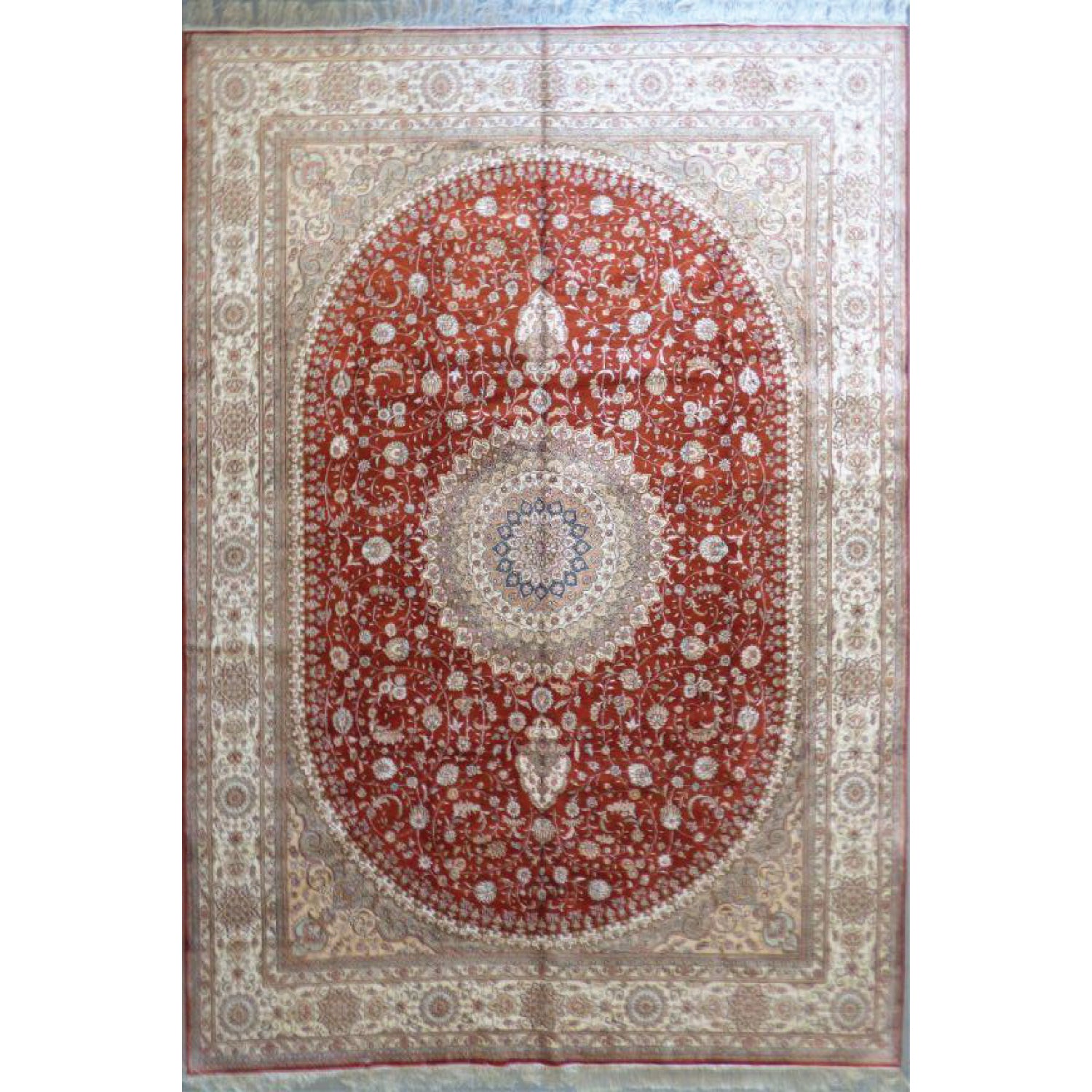 Hand Made Turkish Silk design rugs size 12' x 9' Abc-Silk-TK011